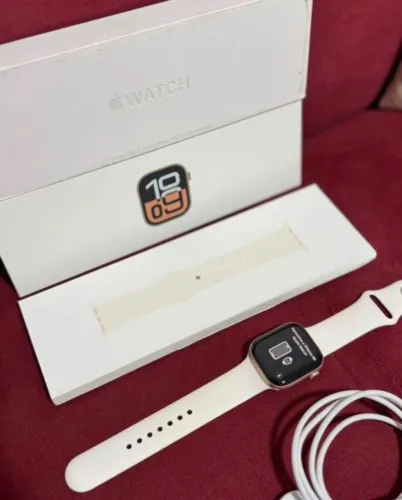 Apple Watch Series 10 Rosé Original - Lindo, Conservado e impecável