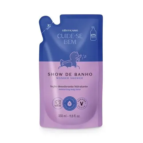 Refil Hidratante Corporal Cuide-se Bem Show De Banho 350ml