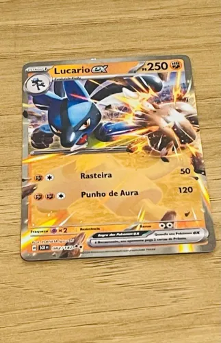 CARTAS Pokémom RD #082/142 Coroa Estelar (2024) Lucario ex