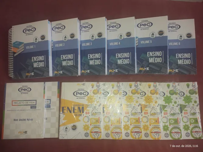 Sistema PEC de ensino 2026. Completo!