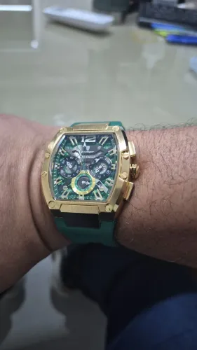 Poedagar Militar Watch Sport Quartz Silicone Luminous