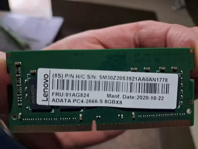 Memoria ram ddr4 8gb 2666hz notebook