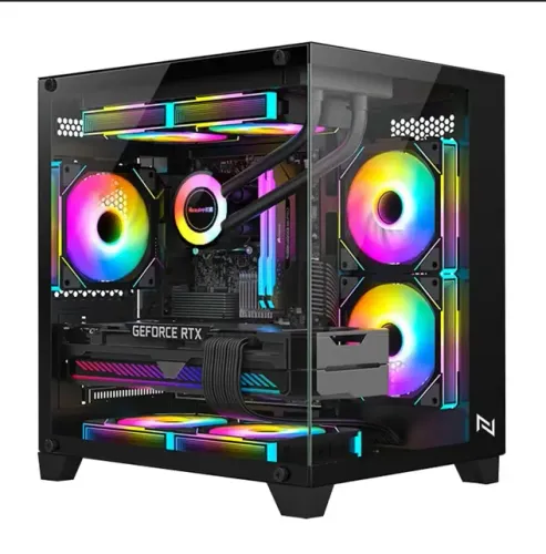 SETUP PC E PERIFÉRICOS RYZEN 5500X3d / RX 7600 / 16GB RAM / MONITOR 165HZ