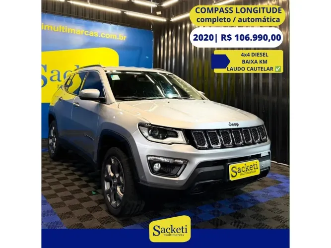 Jeep Compass Longitude 2.0 4X4 Dies. 16V Aut. 2020