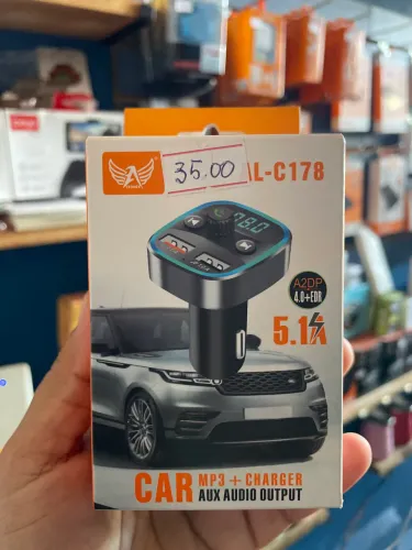 Receptor rádio e bluetooth para carro