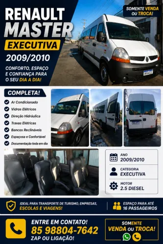 Renault Master 2.5 DCI Executivo 115cv 16L Dies 2010
