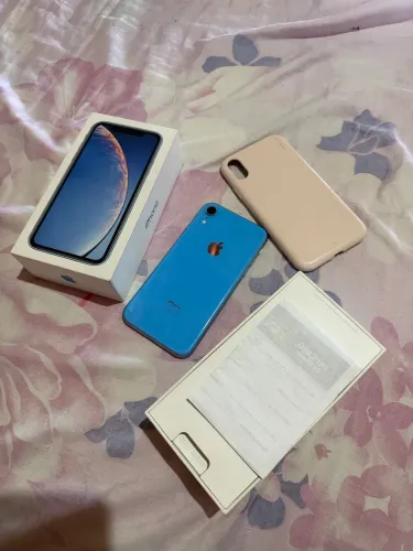 Iphone xr 64gb azul completo