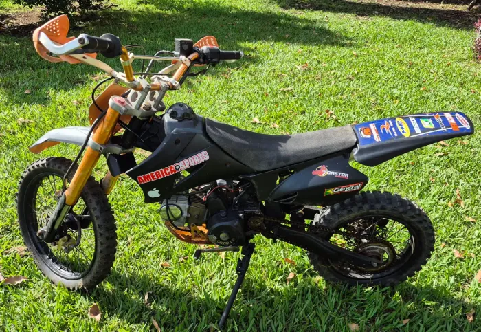 Mine moto partida elétrica