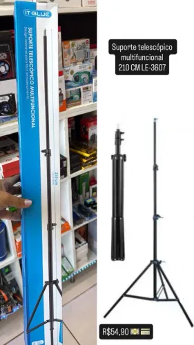 Suporte Telescópico Multifuncional 210cm LE-3607