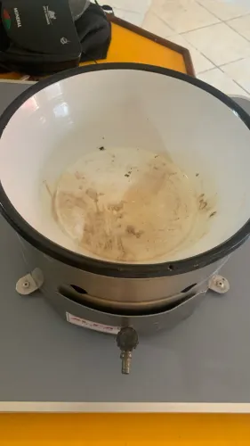 Tacho Alpha Grill 7lt inox, usado poucas vezes 