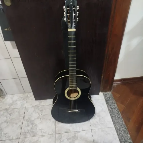 Violão Gianini Preto, cordas de nylon