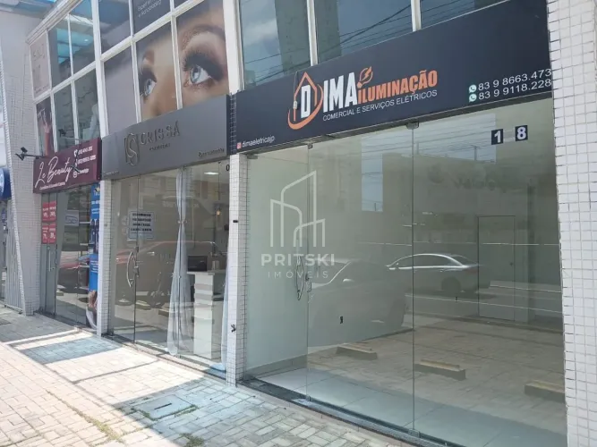 Sala Comercial Vitrine para Locação em Manaíra: visibilidade para o seu negócio + propagan