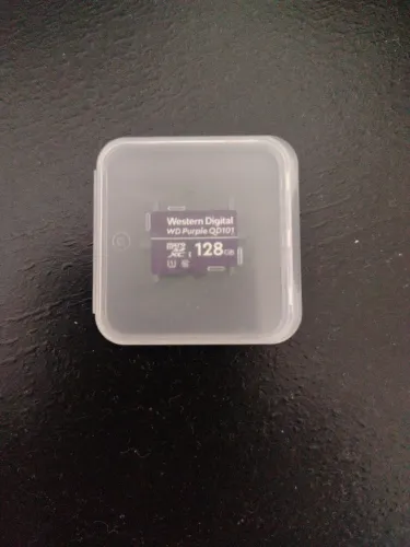 Vendo cartão de memória WD purple 128 GB apropriado pra câmera de segurança 