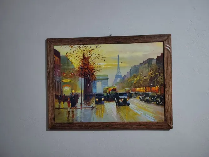 Impressão em tela - quadro George V, Champs Élysées