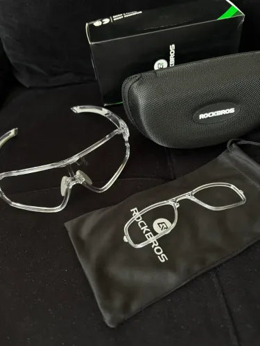 Rockbros óculos fotocromáticos para ciclismo, óculos para esportes ao ar livre