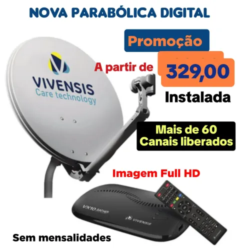 Parabólica Digital instalada