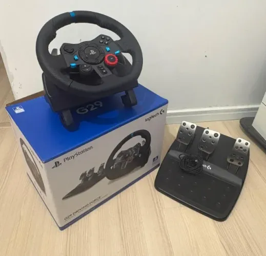 Logitech Volante E Pedais G29 Driving Force Pc/ps5/ps4/ps3 *