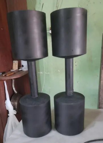 Halteres de PVC fixo 5,1kg