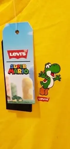Camiseta Super Mario world snes super nintendo nintendo wii original Levi's lacrada