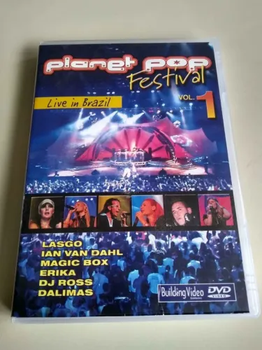 DVD planet pop festival volume 1 (leia descrição)