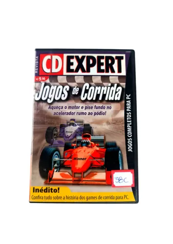 CD DE JOGO EXPERT JOGOS DE CORRIDA COMPLETO + DE 100 38C
