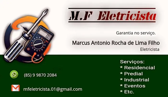 ? MF Eletricista - Serviços Elétricos