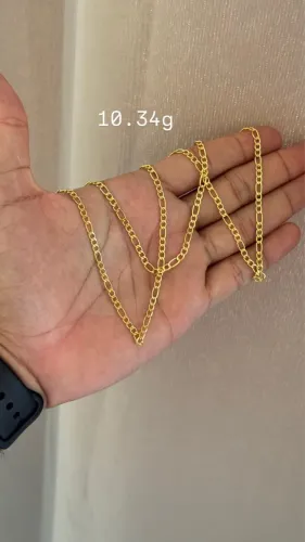 Trabalhamos com joias em ouro 18k pulseira cordão 