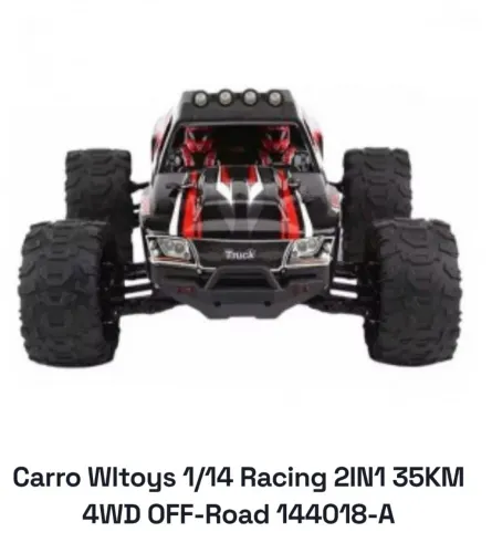 Carro Wltoys 1/14 Racing 2IN1 35KM 4WD OFF-Road 144018-A