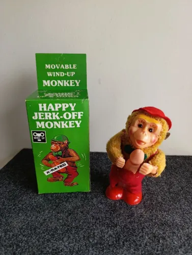 Macaco de "brinquedo" anos 80