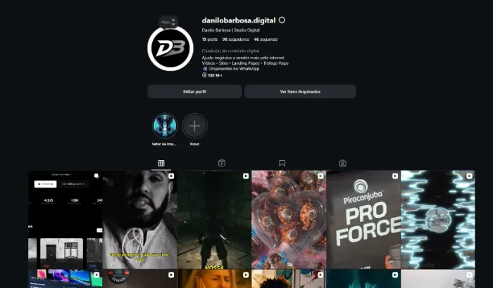 Editor de Vídeos + Sites+ Landing Page + Tráfego pago 