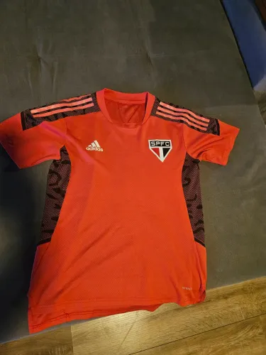 camisa de treino são paulo adidas, 2020, tamanho p.