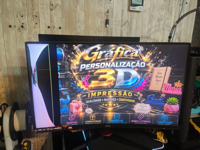 MONITOR GAMER AOC LEGEND 27? CURVO 240Hz ? C27G2ZE ? COM DEFEITO