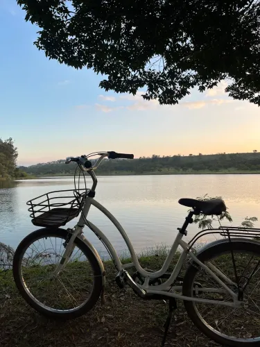 Bicicleta Seminova Retrô Antonella Nathor Aro 26 Pérola