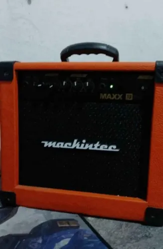 TROCO: CAIXA DE SOM - AMPLIFICADOR MACKINTEC MAXX 15 LARANJA  