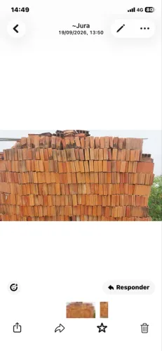 Vendo tijolos de cerâmica para lage entorno de 1500 tijolos