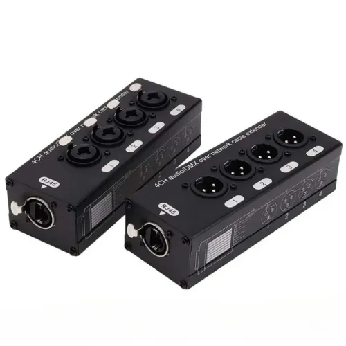 Medusa RJ-45 para 4 canais XLR macho/fêmea ac propostas