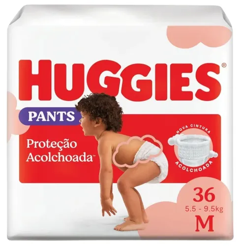 FRALDA HUGGIES SHORTINHO M 