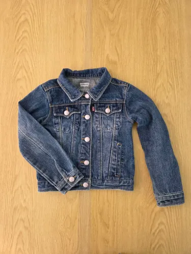 jaqueta jeans infantil levis 3-4a