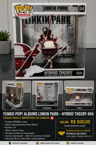 Funko Pop Linkin Park Albúm Hybrid Theory 