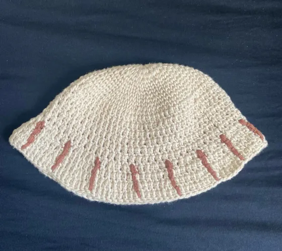 bucket crochê artesanal