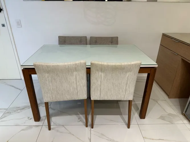 Mesa tampa de vidro!!!