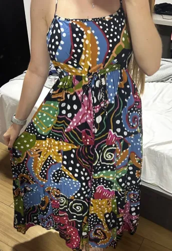 Vestido Farm Mar de Bolinhas 