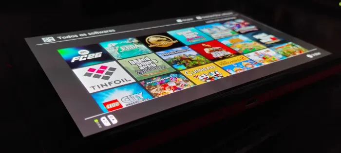 NINTENDO SWITCH DESBLOQUEADO EDIÇÃO LIMITADA MARIO 256gb
