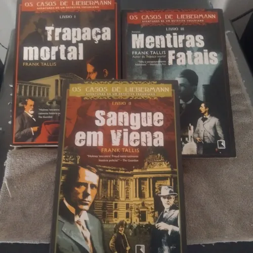 Trilogia livros Casos Liebermann