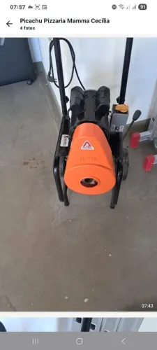 MÁQUINA DESENTUPIADORA ALKAMAC 500 TL R$ 4.500 MIL  