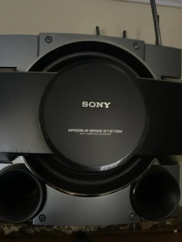 SONY GENEZI MHC-GTR88 - 1100W RMS - COMPLETO COM 6 CAIXAS E CONTROLE