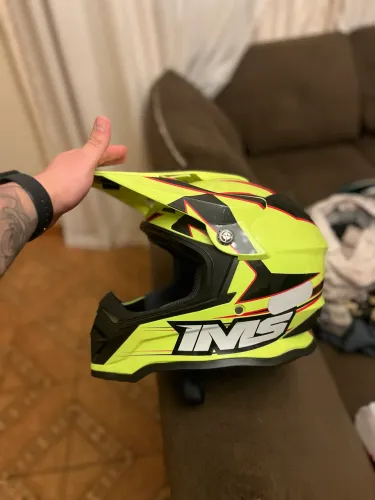 CAPACETE IMS ARMY FLÚOR (59/60 - L) NOVO