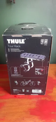 Kit Thule bike bagageiro + alforge + cesta