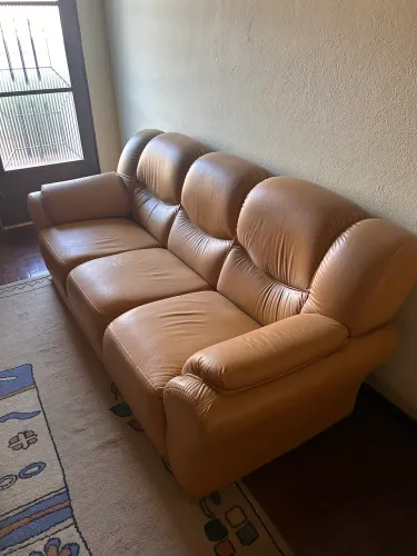 SOFÁ 3 LUGARES MOSTARDA 