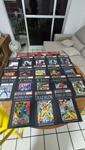 Graphic Novels Marvel Salvat Revistas coleção oficial hqs